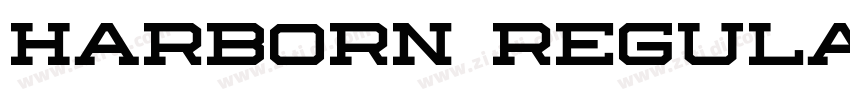 Harborn Regular字体转换